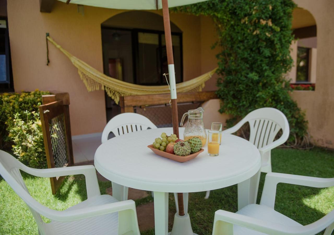 Flat Guarajuba Beira Da Praia Pe Na Areia Екстер'єр фото
